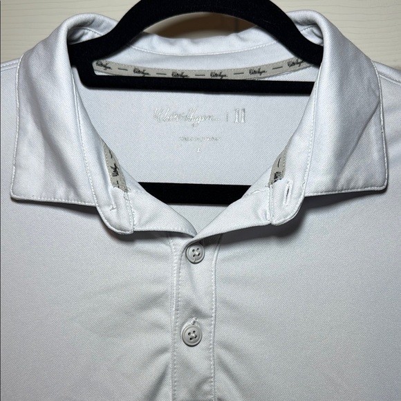 Walter Hagen Men’s Birdseye Performance 11 Polo Size Large in White - Picture 4 of 7